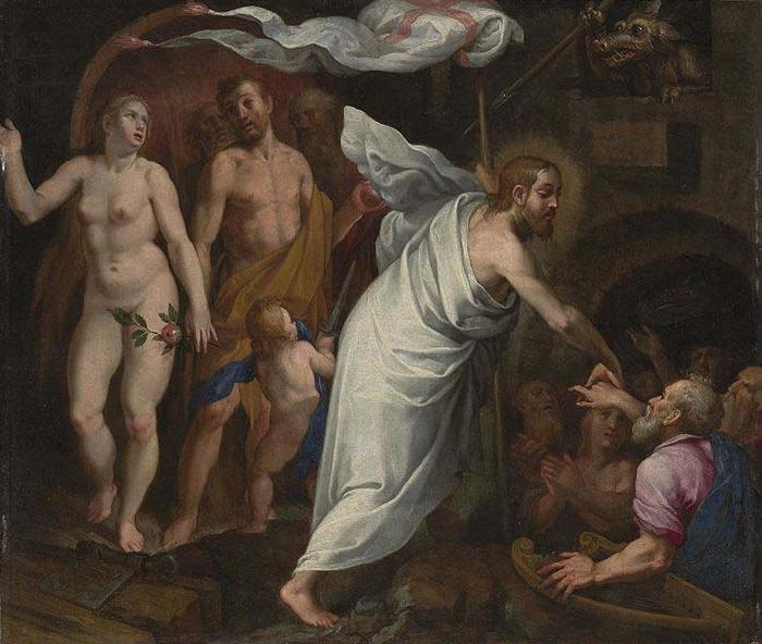 Pablo de Cespedes Descenso de Cristo al Limbo France oil painting art